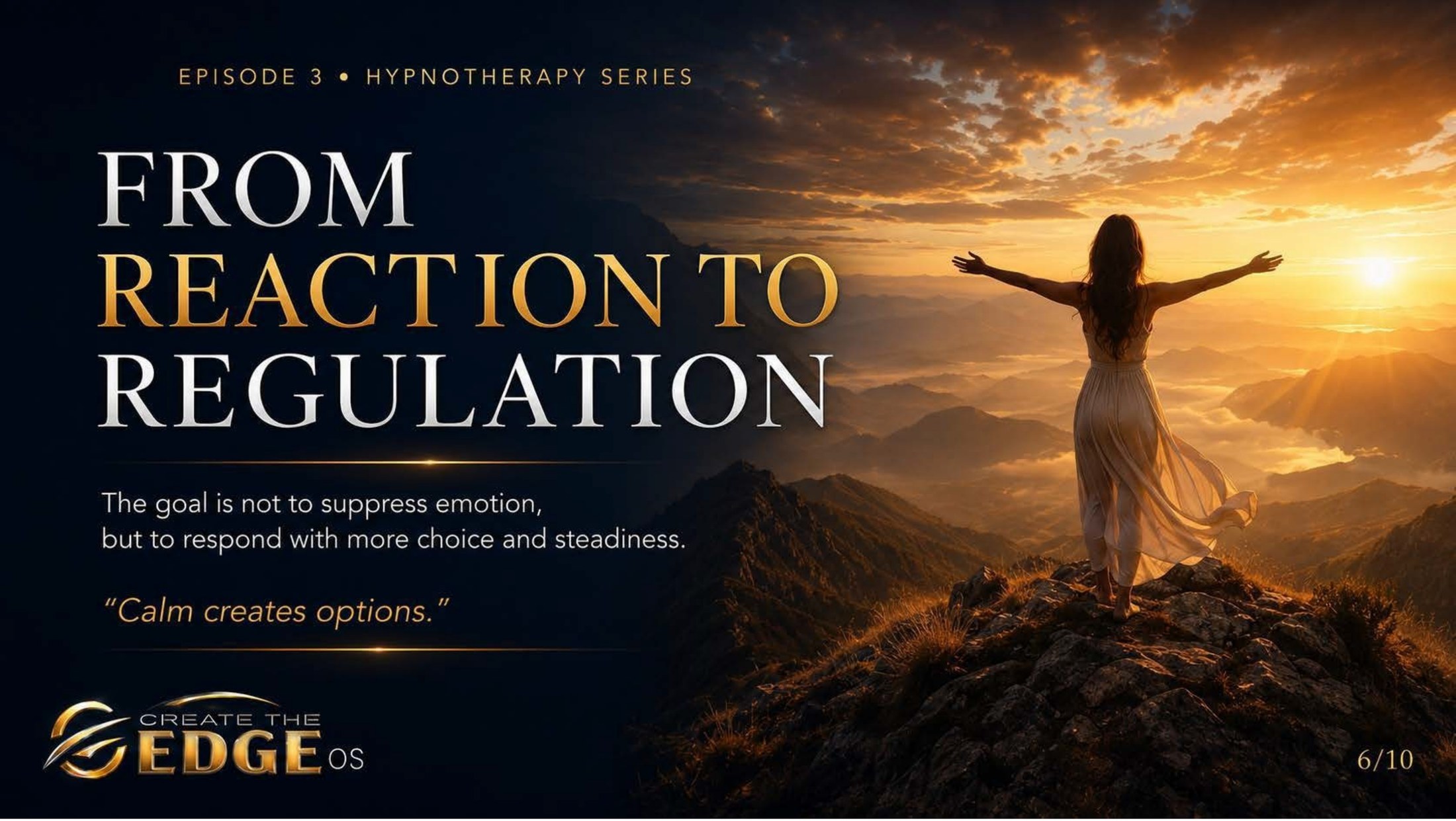 From Reaction to Regulation