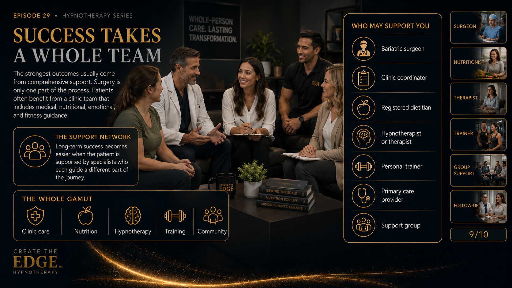 SUCCESS TAKES A WHOLE TEAM
