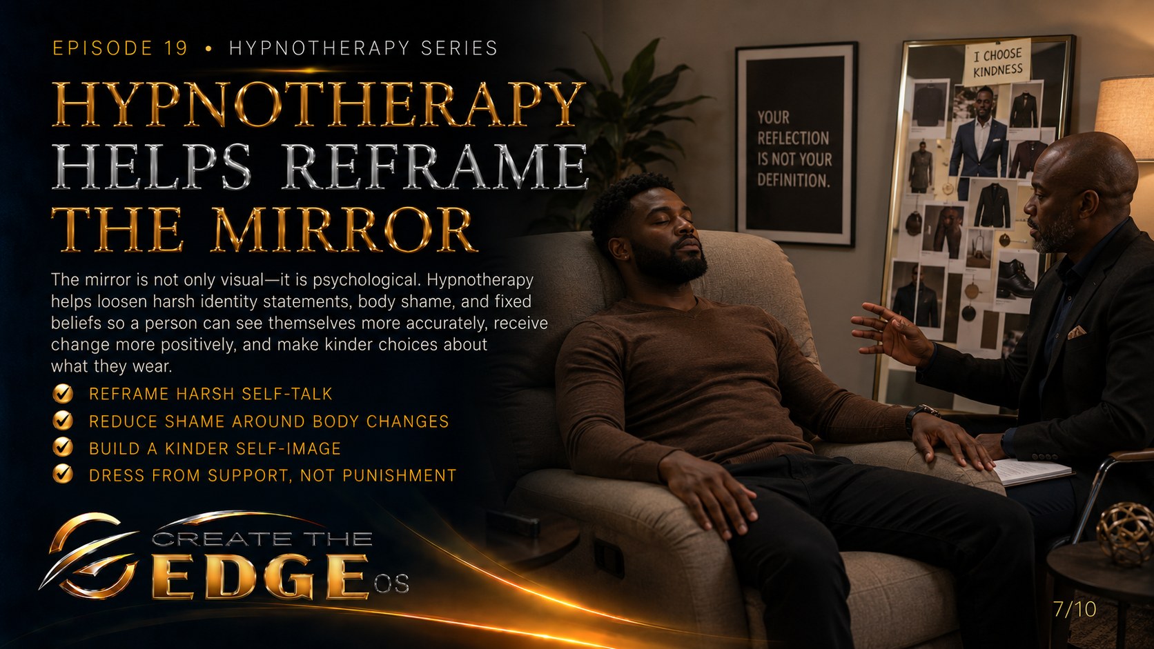 HYPNOTHERAPY HELPS REFRAME THE MIRROR
