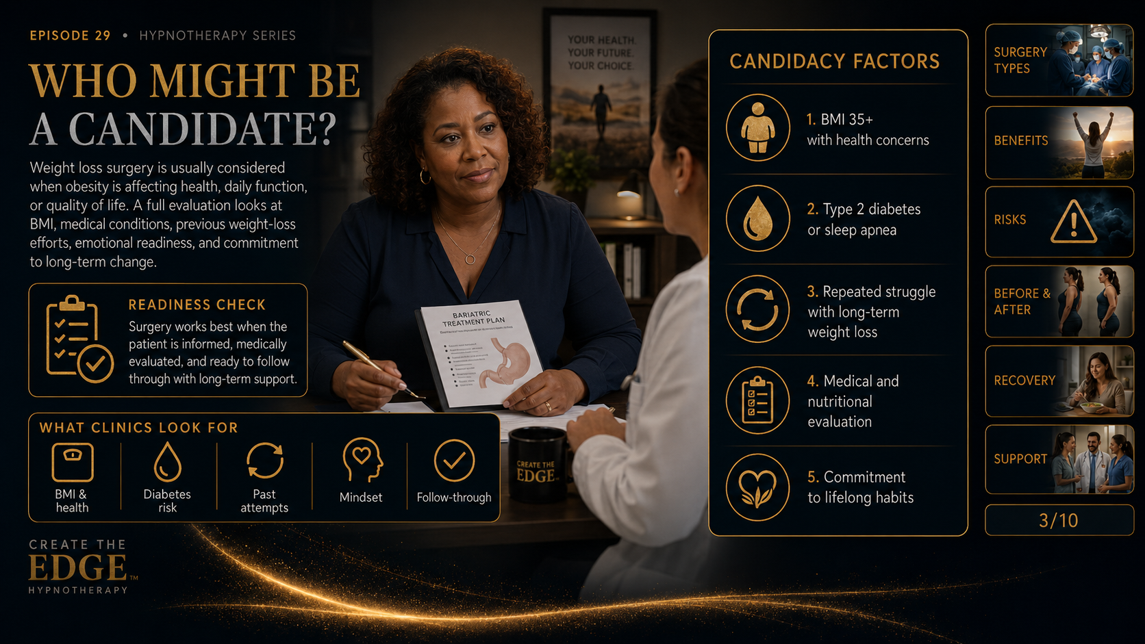 WHO MIGHT BE A CANDIDATE?