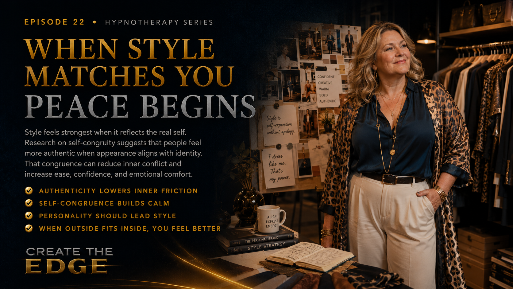 WHEN STYLE MATCHES YOU, PEACE BEGINS