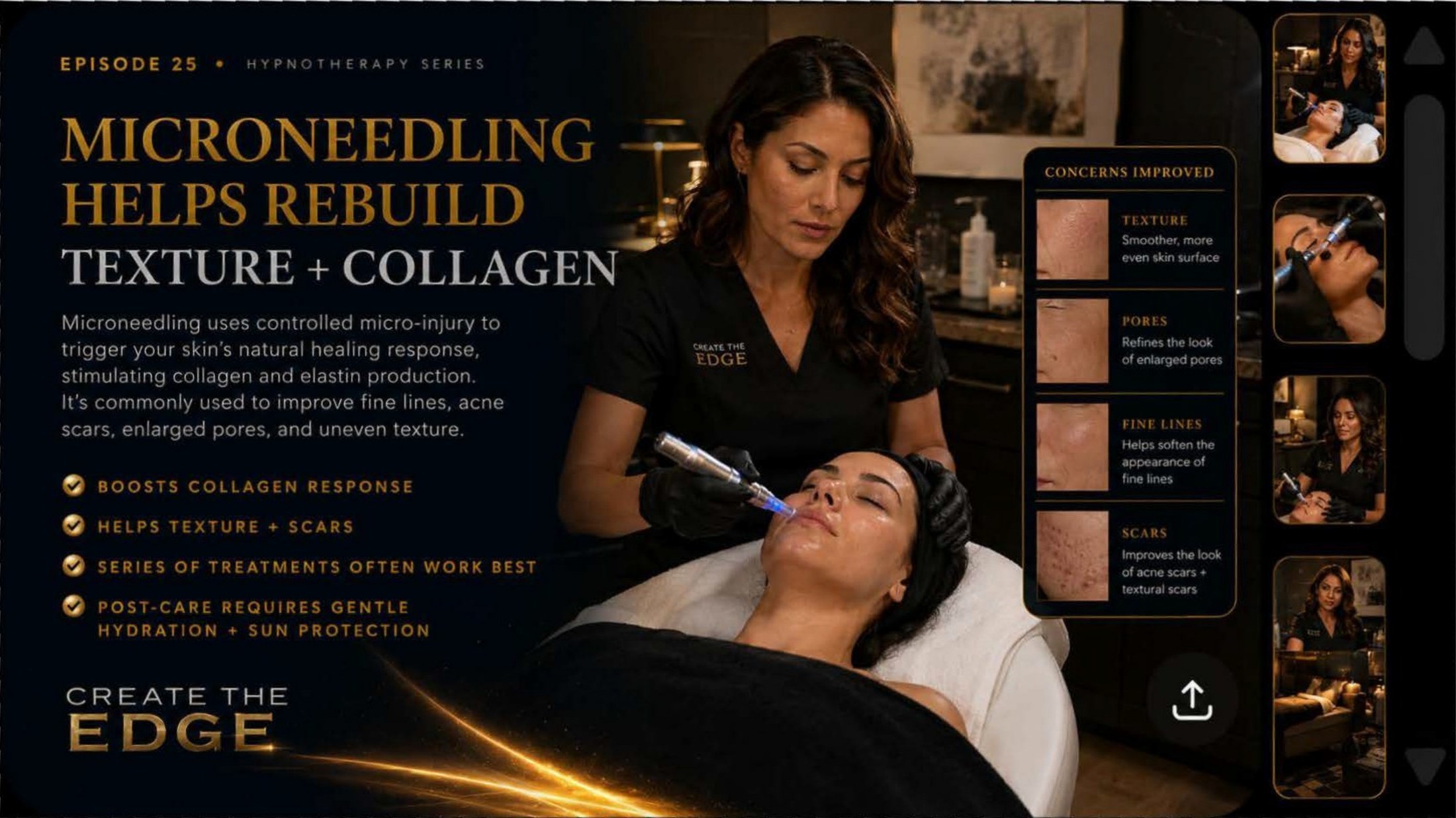 Microneedling Helps Rebuild Texture and Collagen