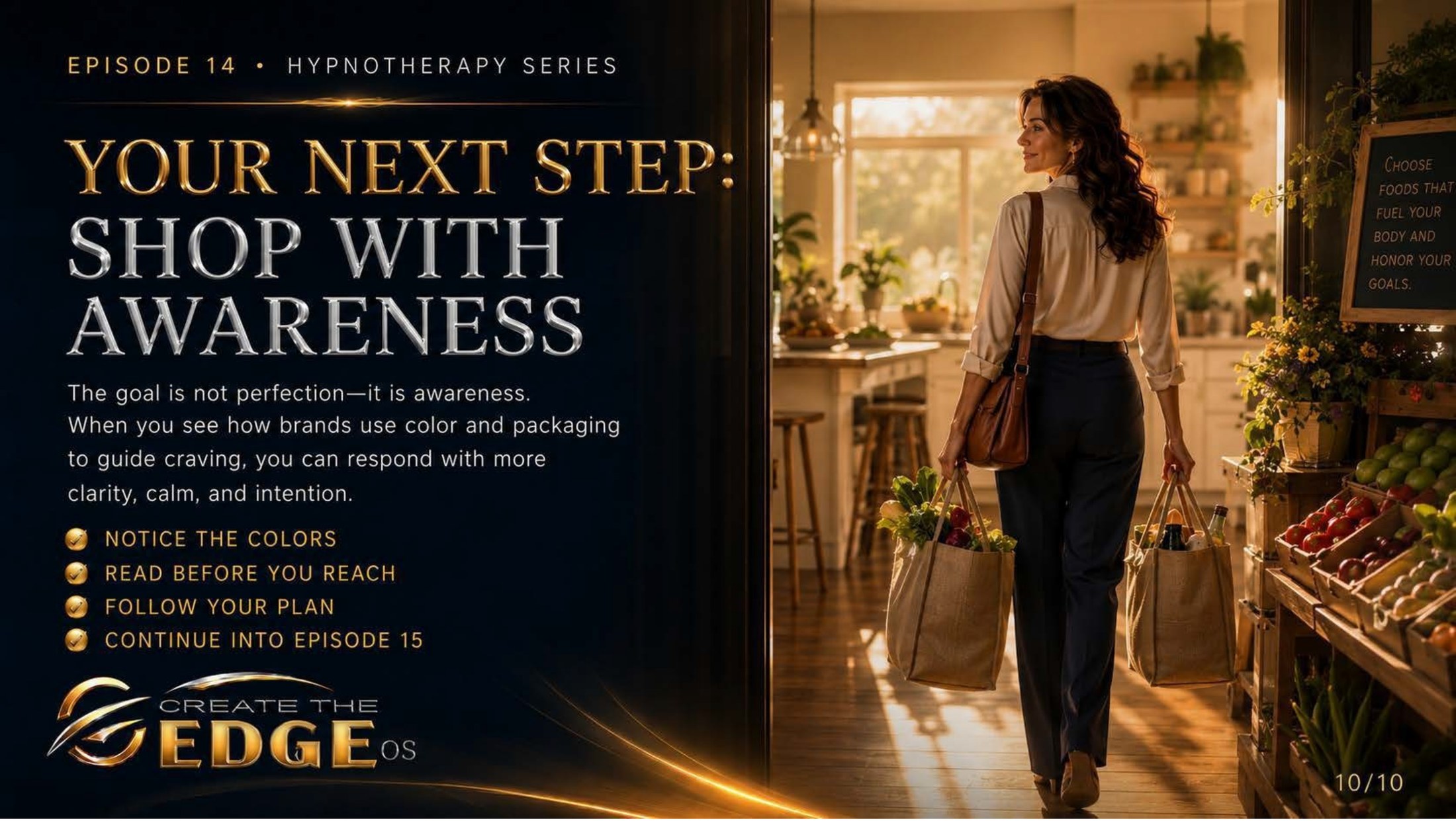 Your Next Step: Shop With Awareness