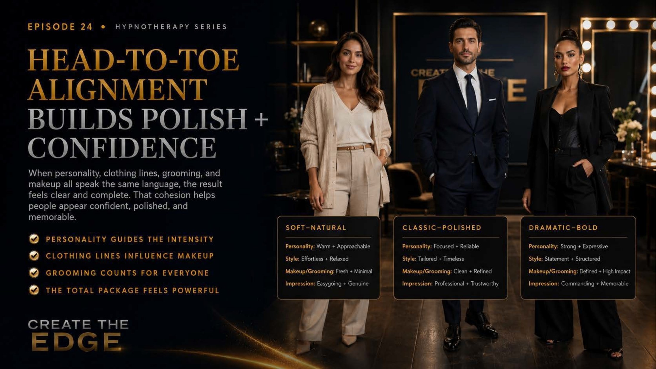 Head-to-Toe Alignment Builds Polish and Confidence