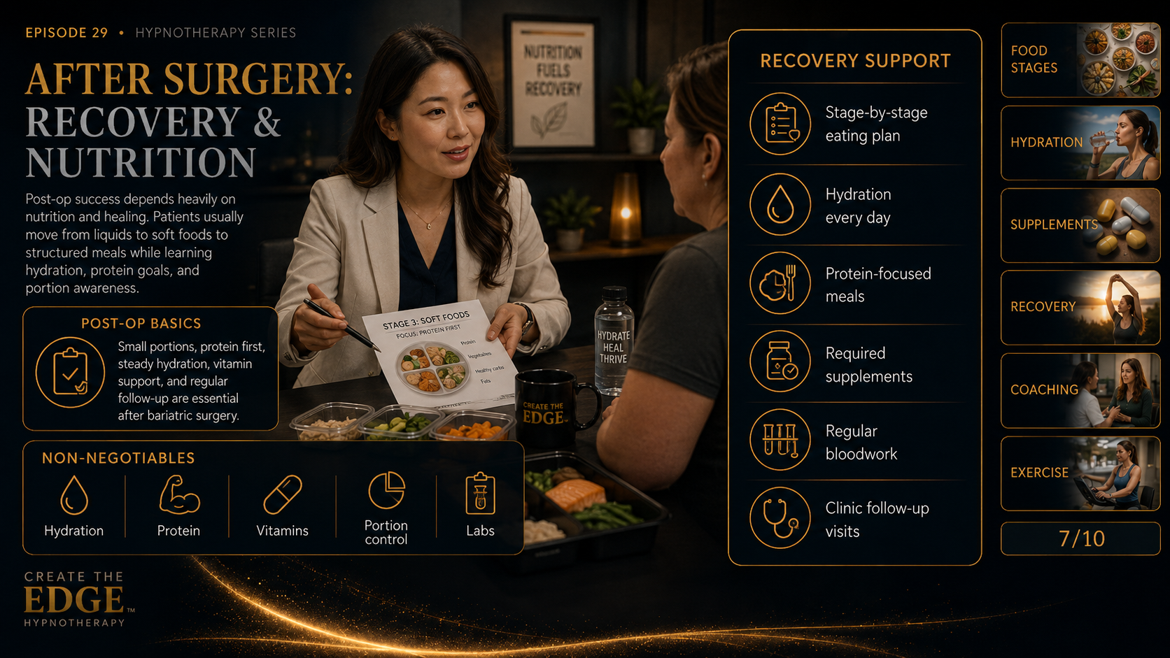 AFTER SURGERY: RECOVERY AND NUTRITION